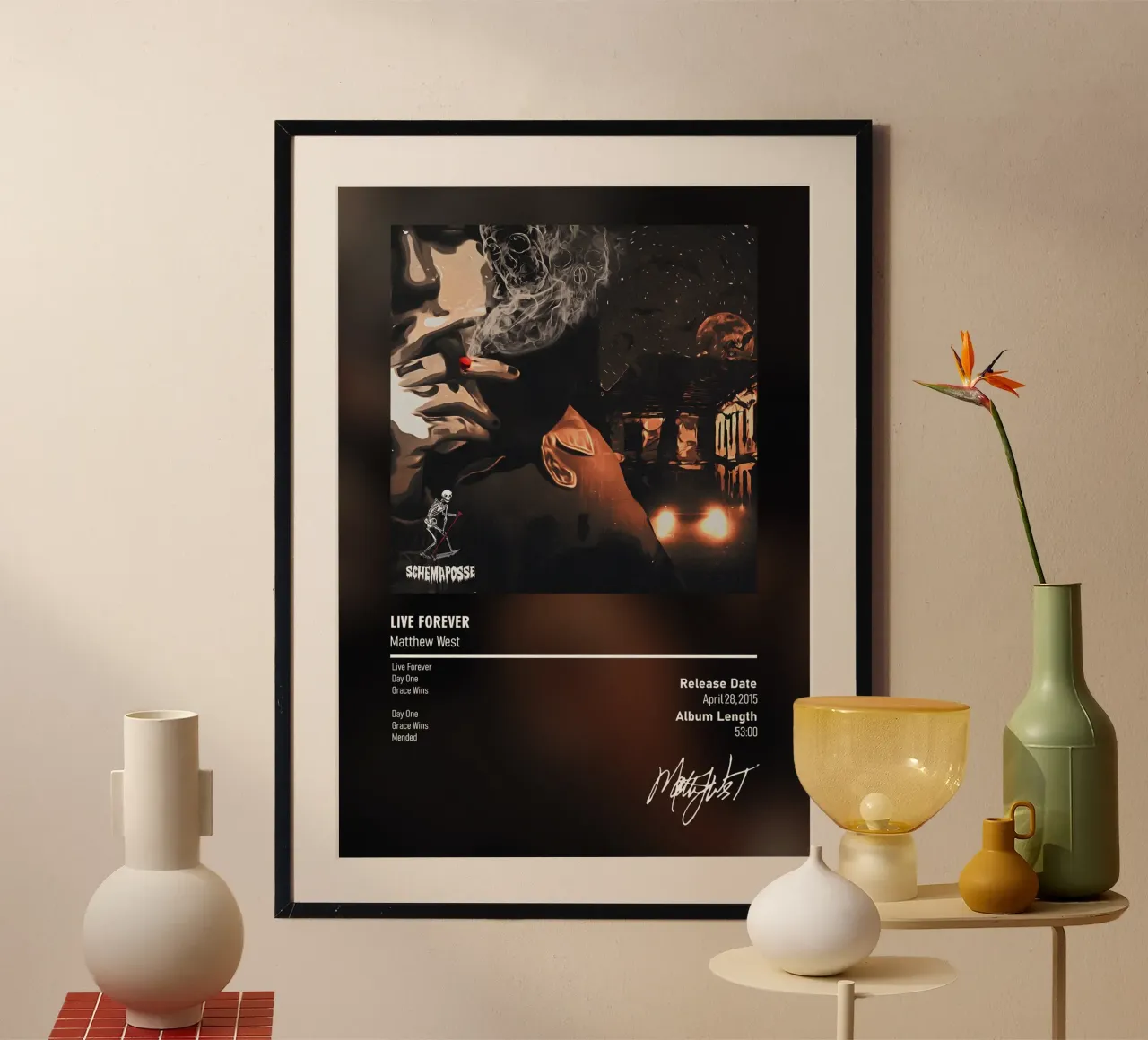 Live Forever (2015) by Matthew West poster da DGUnder