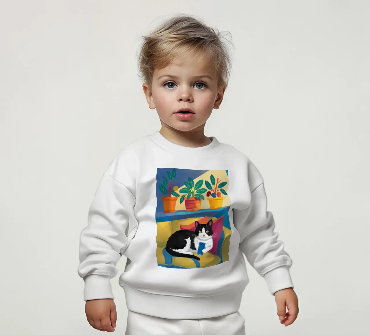 Tuxedo Schlummer-Sofa Baby Sweatshirt von Dream Gesso