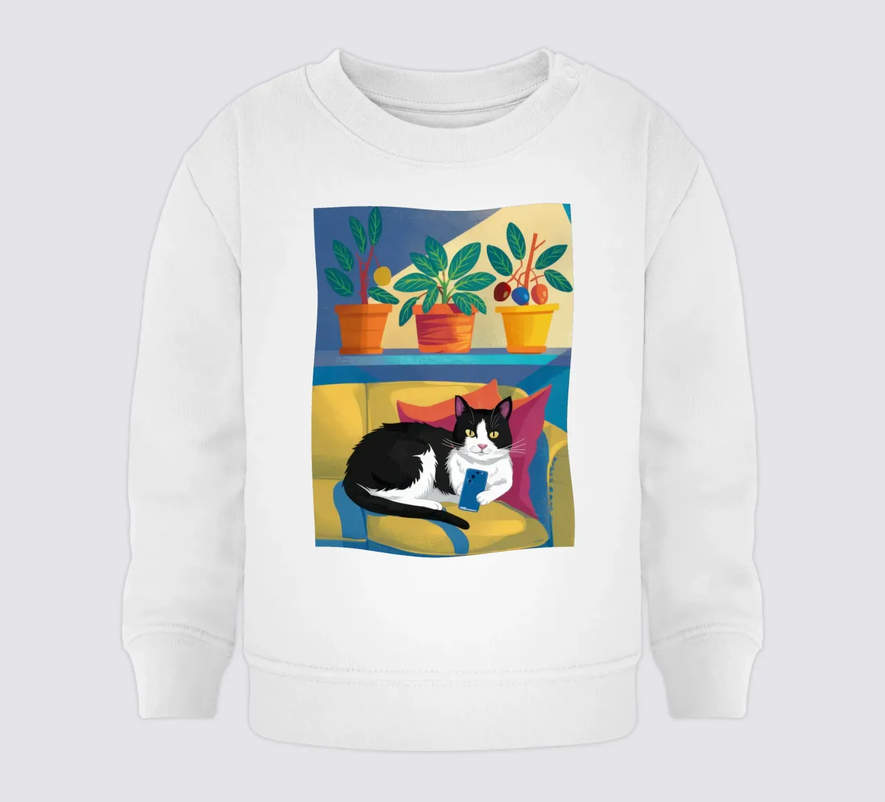 Tuxedo Schlummer-Sofa Baby Sweatshirt von Dream Gesso