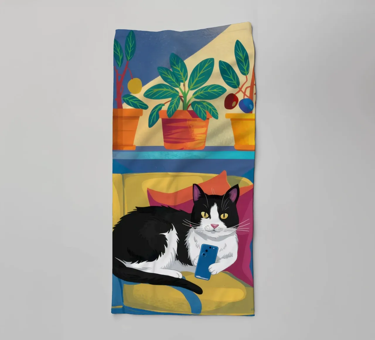 Divano Tuxedo Slumber asciugamano da bagno da Dream Gesso