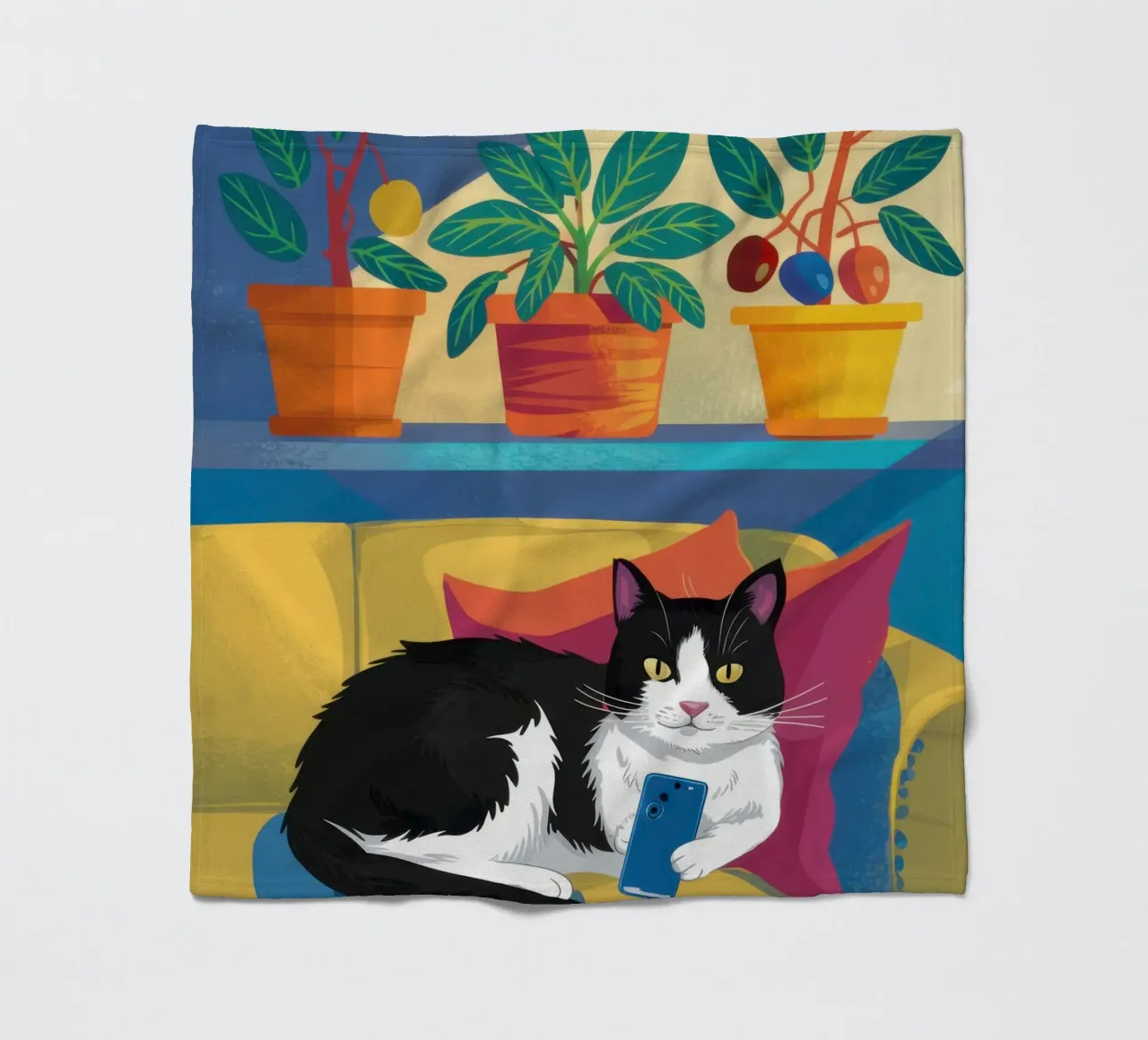 Divano Tuxedo Slumber coperta in pile da Dream Gesso