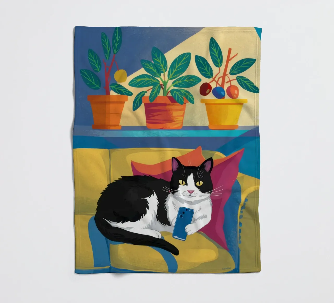 Divano Tuxedo Slumber coperta in pile da Dream Gesso