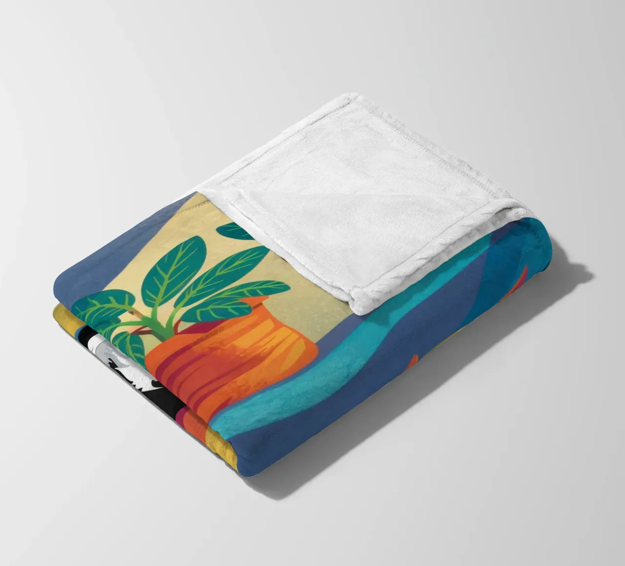 Divano Tuxedo Slumber coperta in pile da Dream Gesso