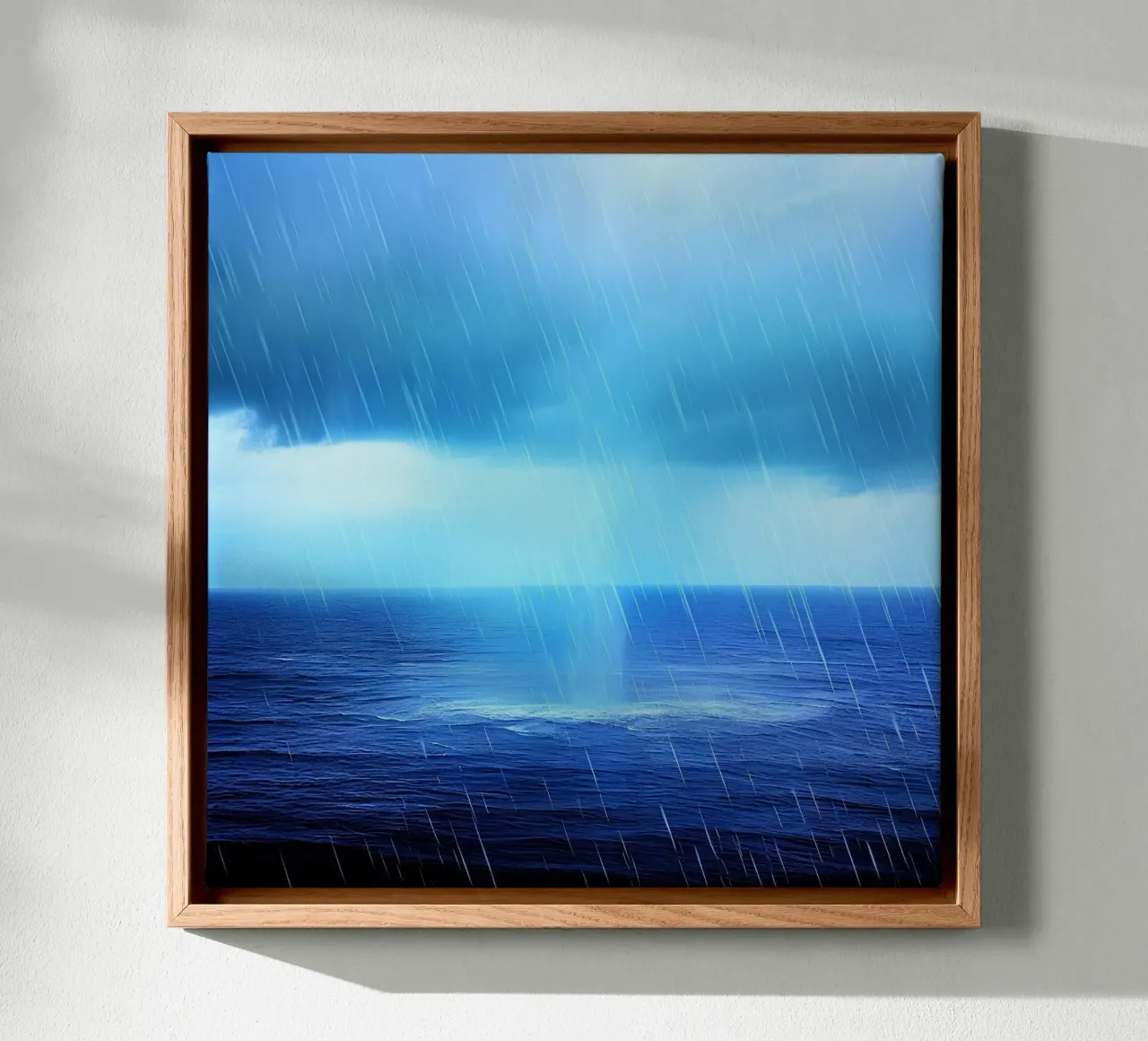 Das Flüstern des Ozeans Leinwand mit Schattenfugenrahmen von PhotoVibe Decor