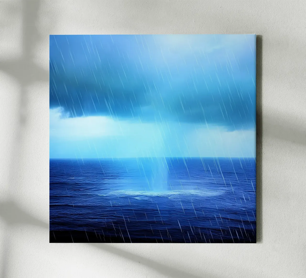 Das Flüstern des Ozeans Leinwand mit Schattenfugenrahmen von PhotoVibe Decor