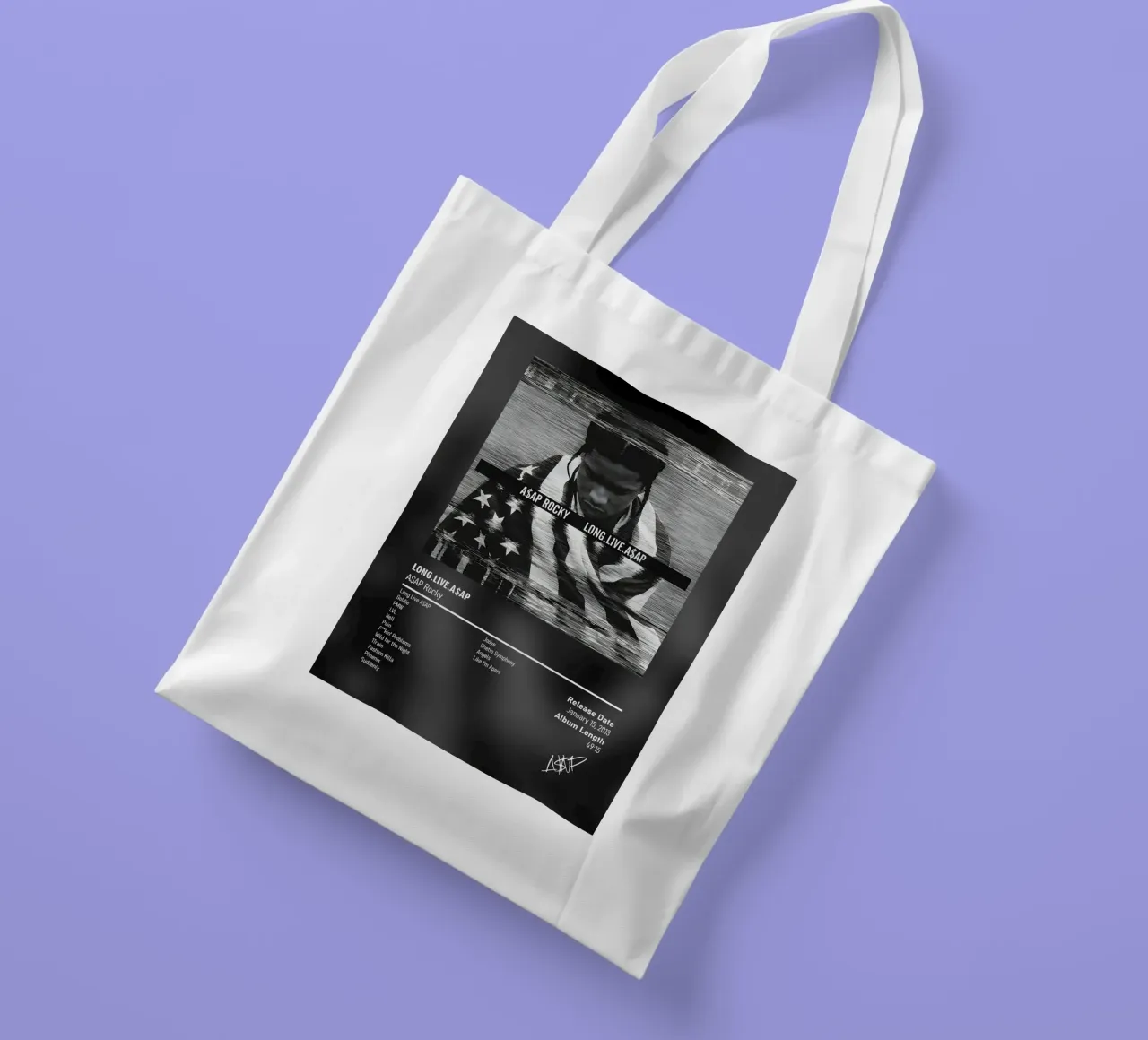Long.Live.A$AP by A$AP Rocky borsa in juta da DGUnder
