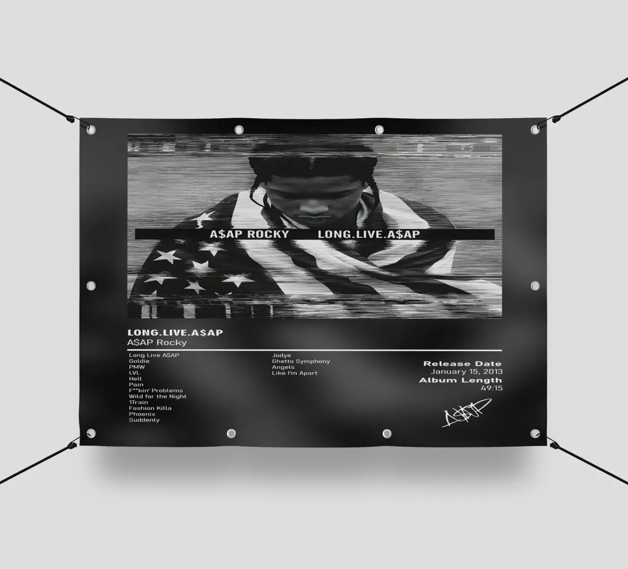 Long.Live.A$AP by A$AP Rocky telo in pvc da DGUnder