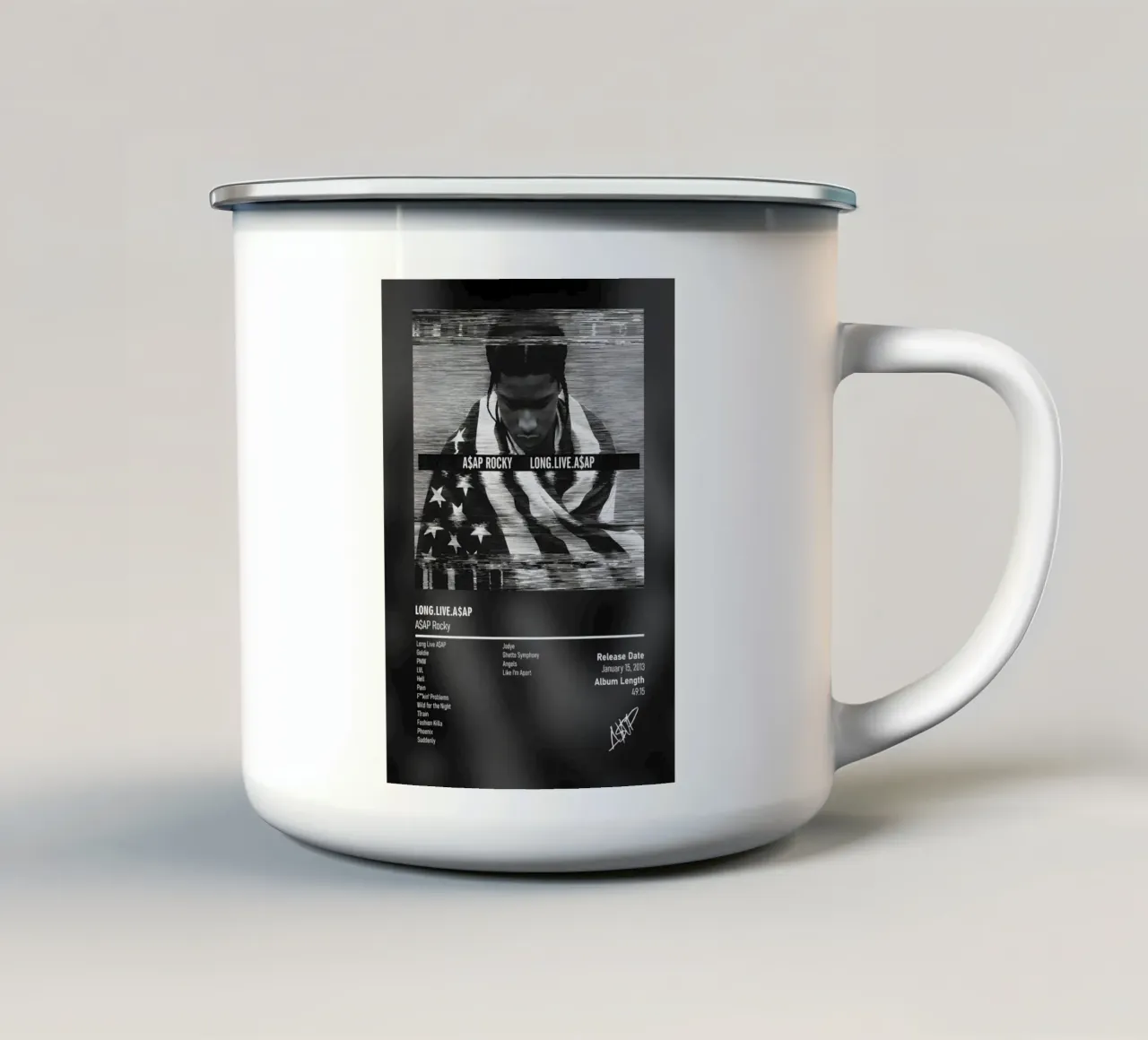 Long.Live.A$AP by A$AP Rocky tazza in smalto da DGUnder