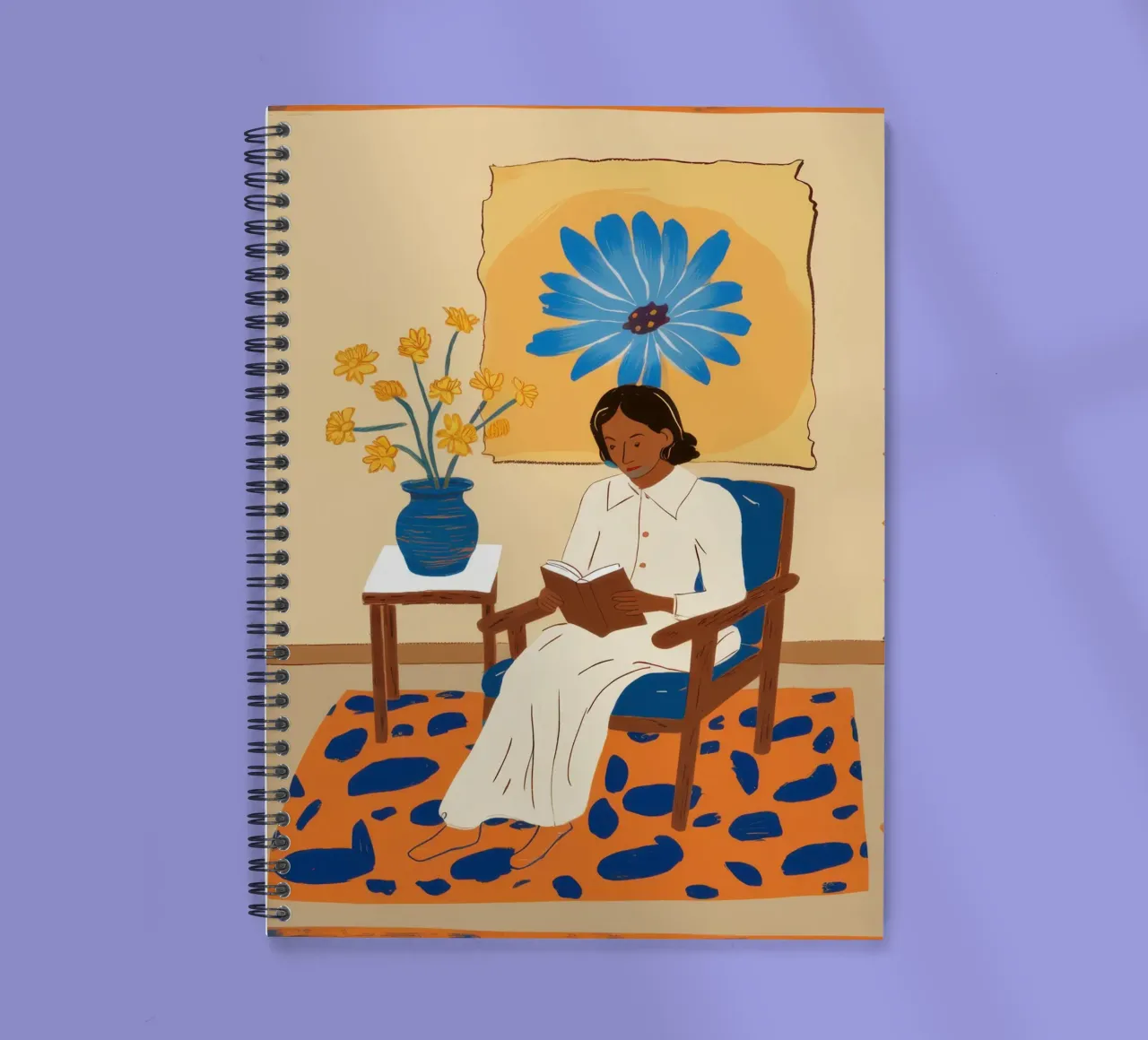 Sunflower Window Watch spiral notebook by Dream Gesso