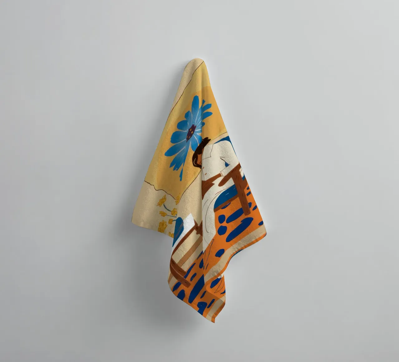 Sunflower Window Watch towel by Dream Gesso
