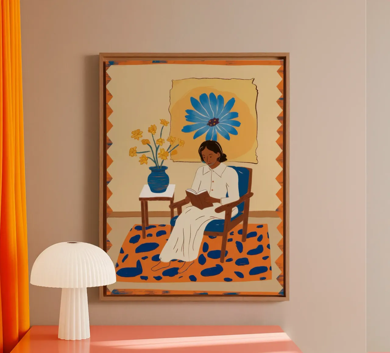 Sunflower Window Watch canvas by Dream Gesso