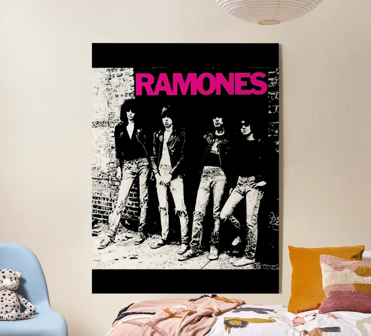Ramones band music 5 Art acrylic glass by music soul