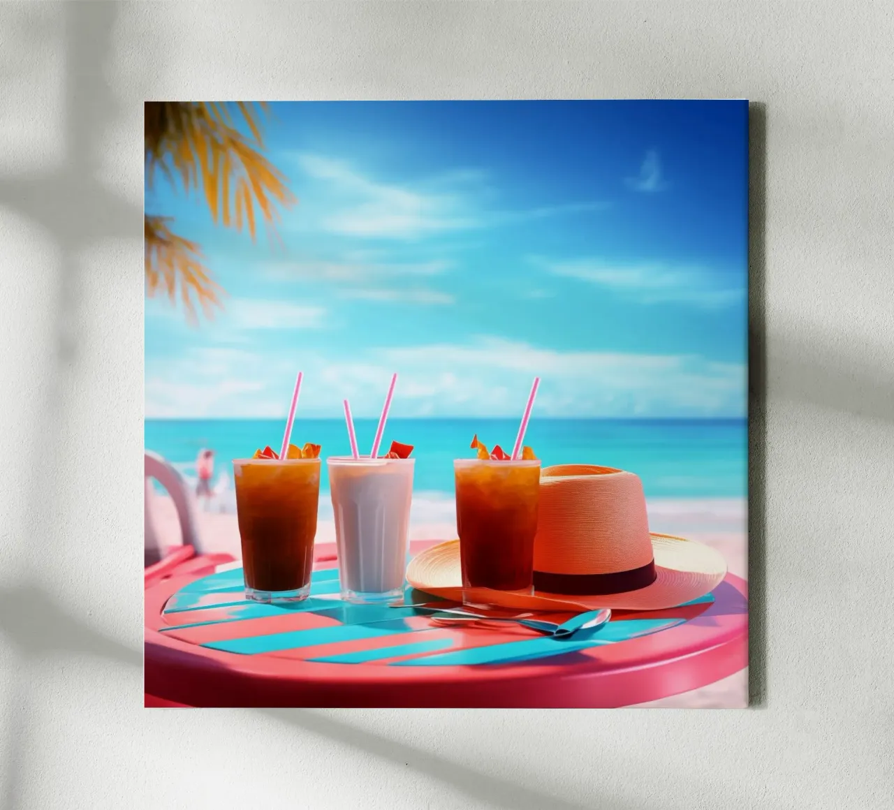 Whispers of the Ocean canvas with Floater frame by PhotoVibe Decor