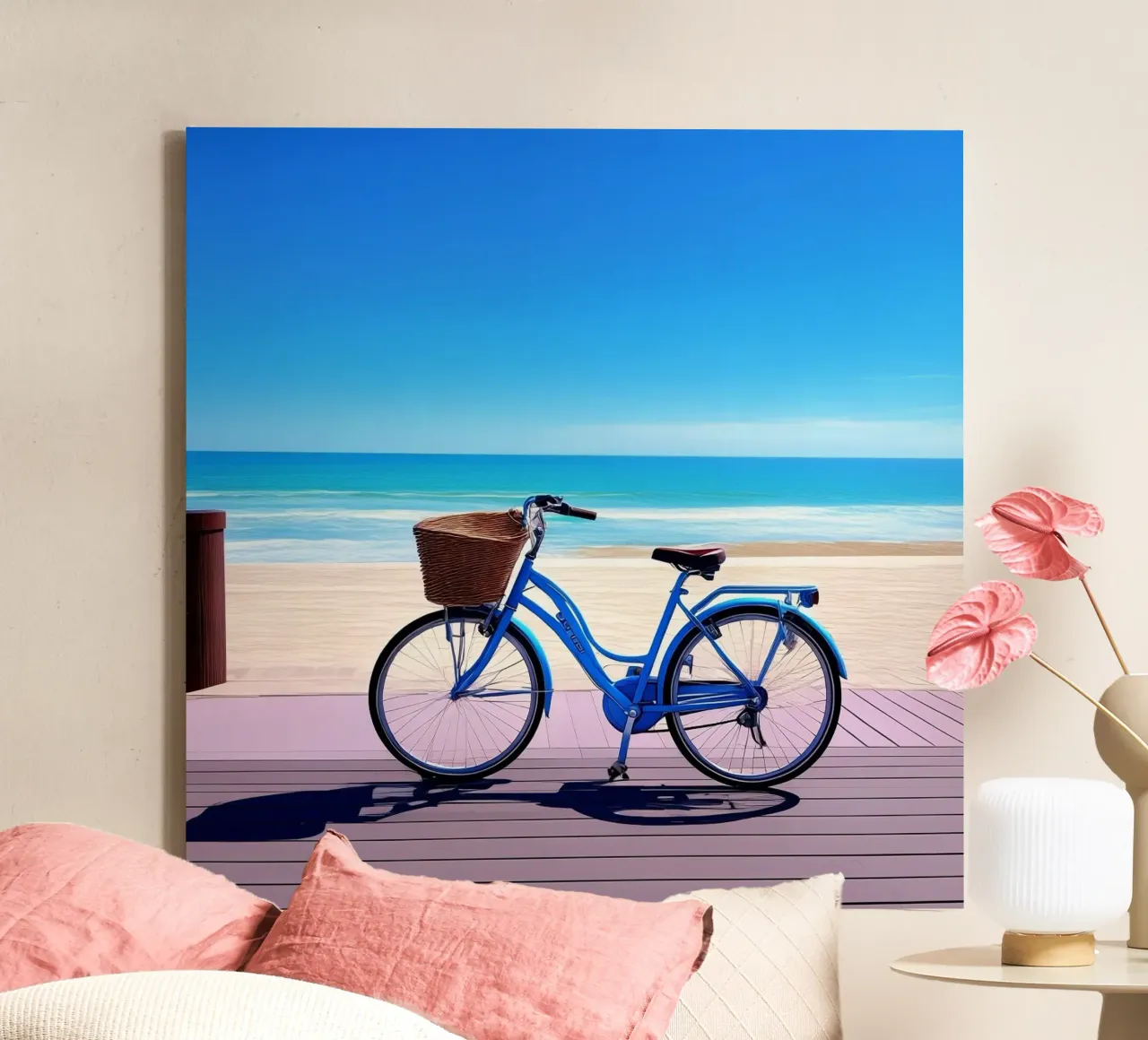 Whispers of the Ocean canvas with Floater frame by PhotoVibe Decor