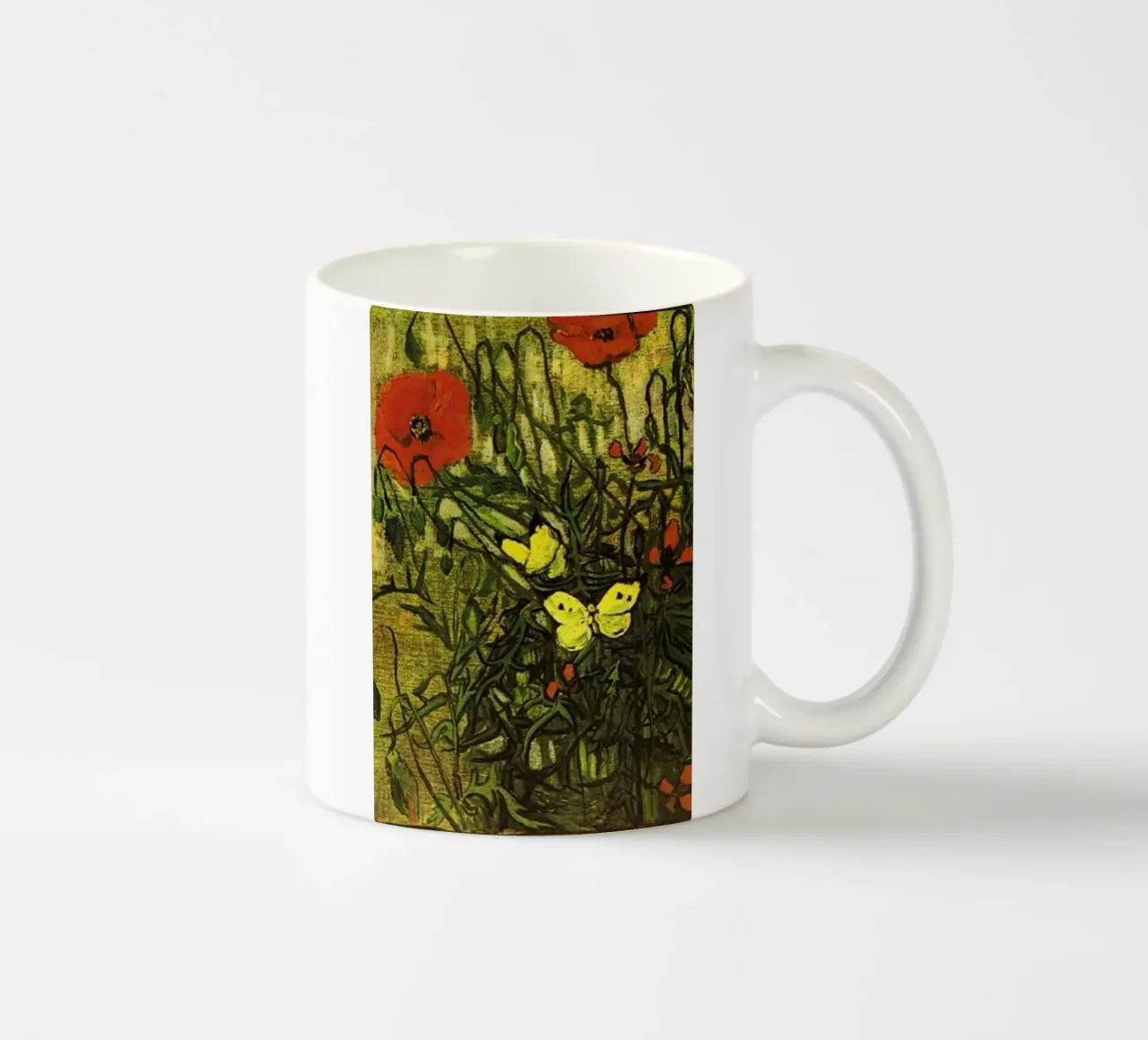papaveri fiori di campo tazza in ceramica da cloud shop