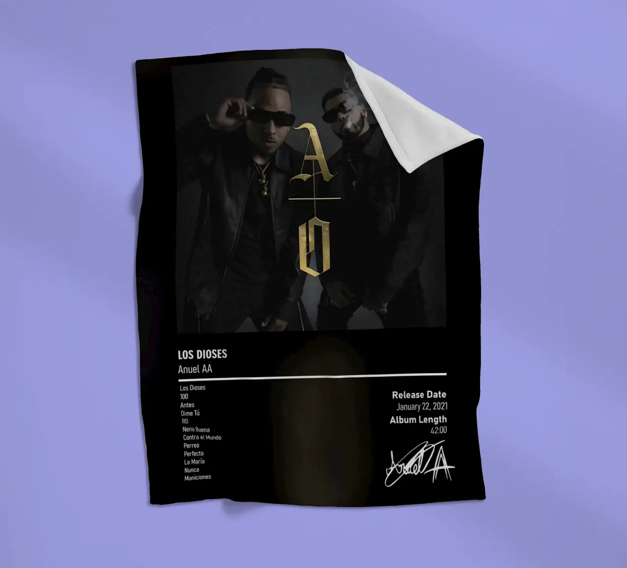 Los Dioses (2021) by Anuel AA & Ozuna coperta in pile da DGUnder