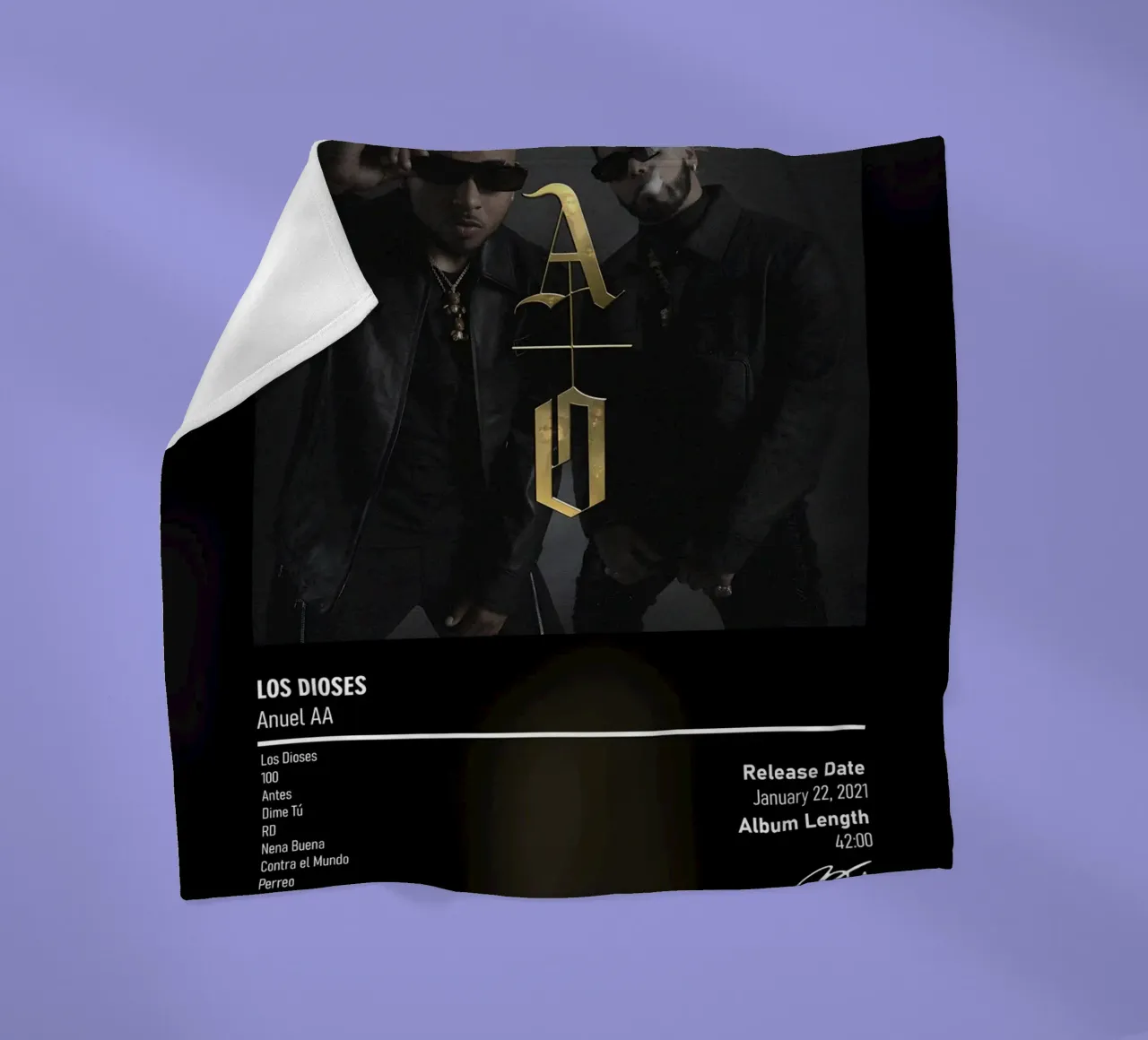 Los Dioses (2021) by Anuel AA & Ozuna coperta in pile da DGUnder