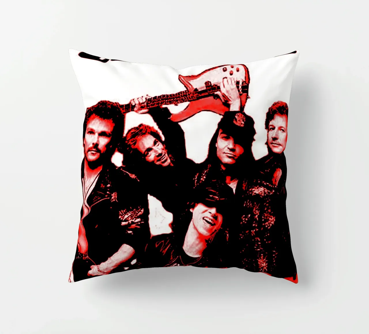 Scorpions band music 4 Art decorative cushion by music soul
