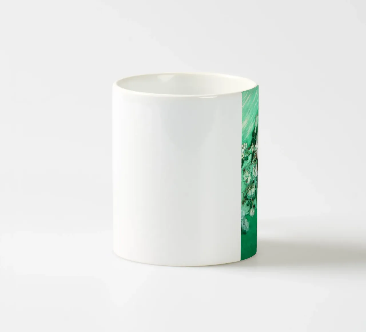 vaso di fiori rose bianche tazza in ceramica da cloud shop