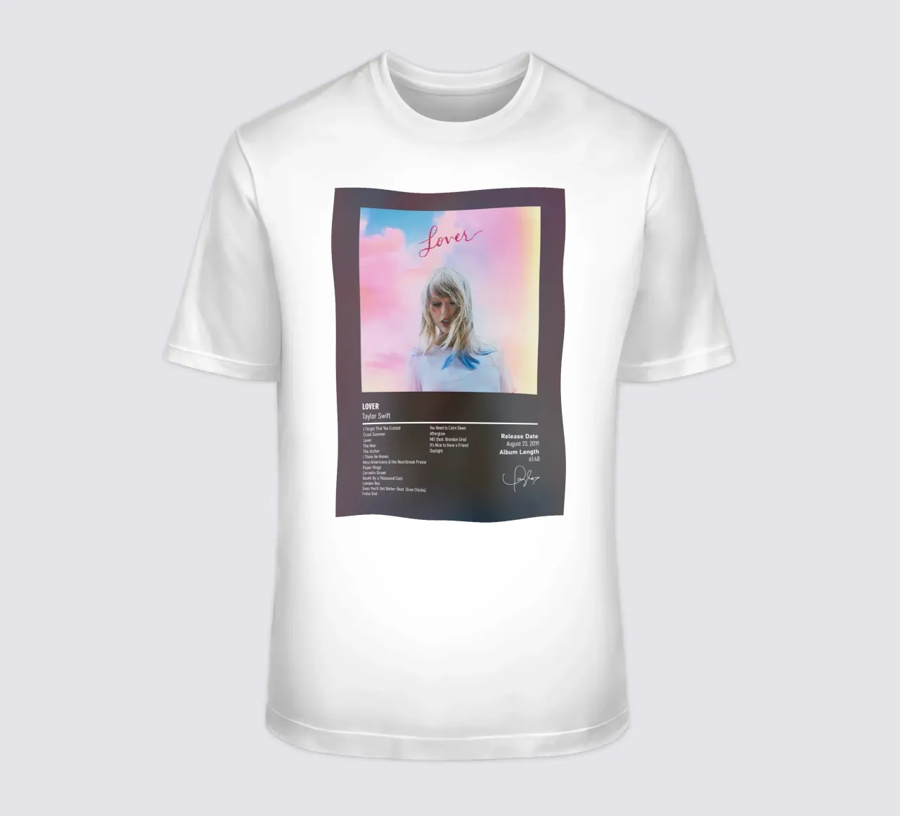 Lover (2019) by Taylor Swift t-shirt da DGUnder