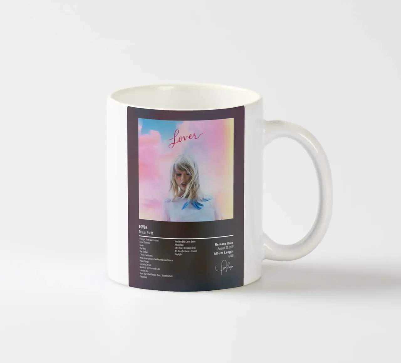 Lover (2019) by Taylor Swift tazza in ceramica da DGUnder