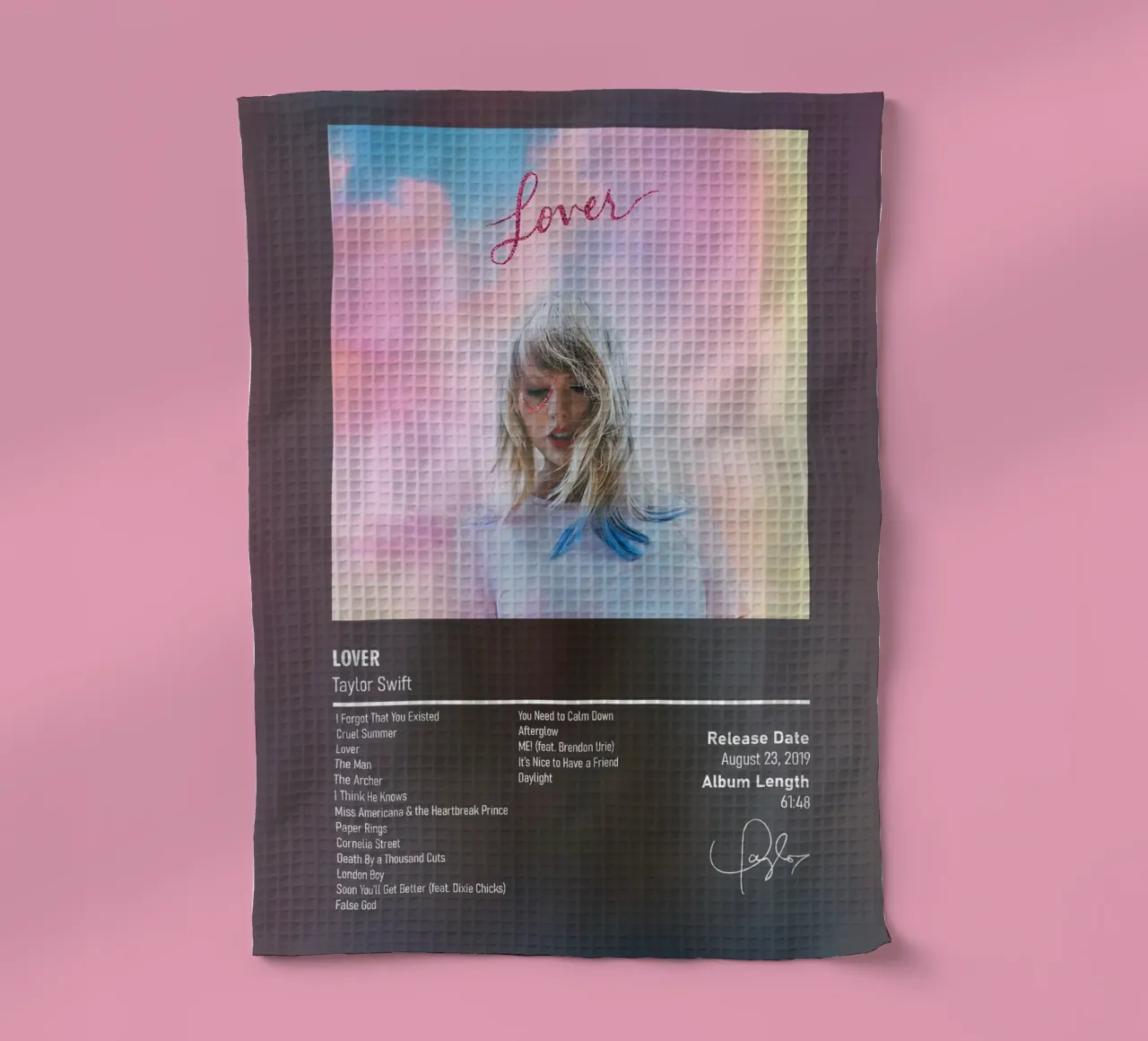 Lover (2019) by Taylor Swift canovaccio da cucina da DGUnder
