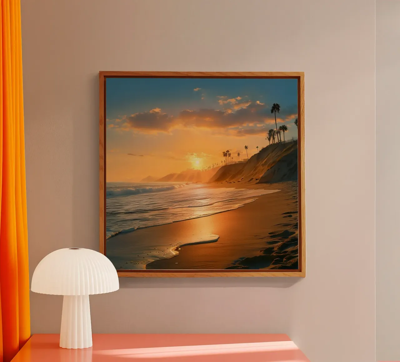 Orizzonte d'oro plexiglass da PhotoVibe Decor