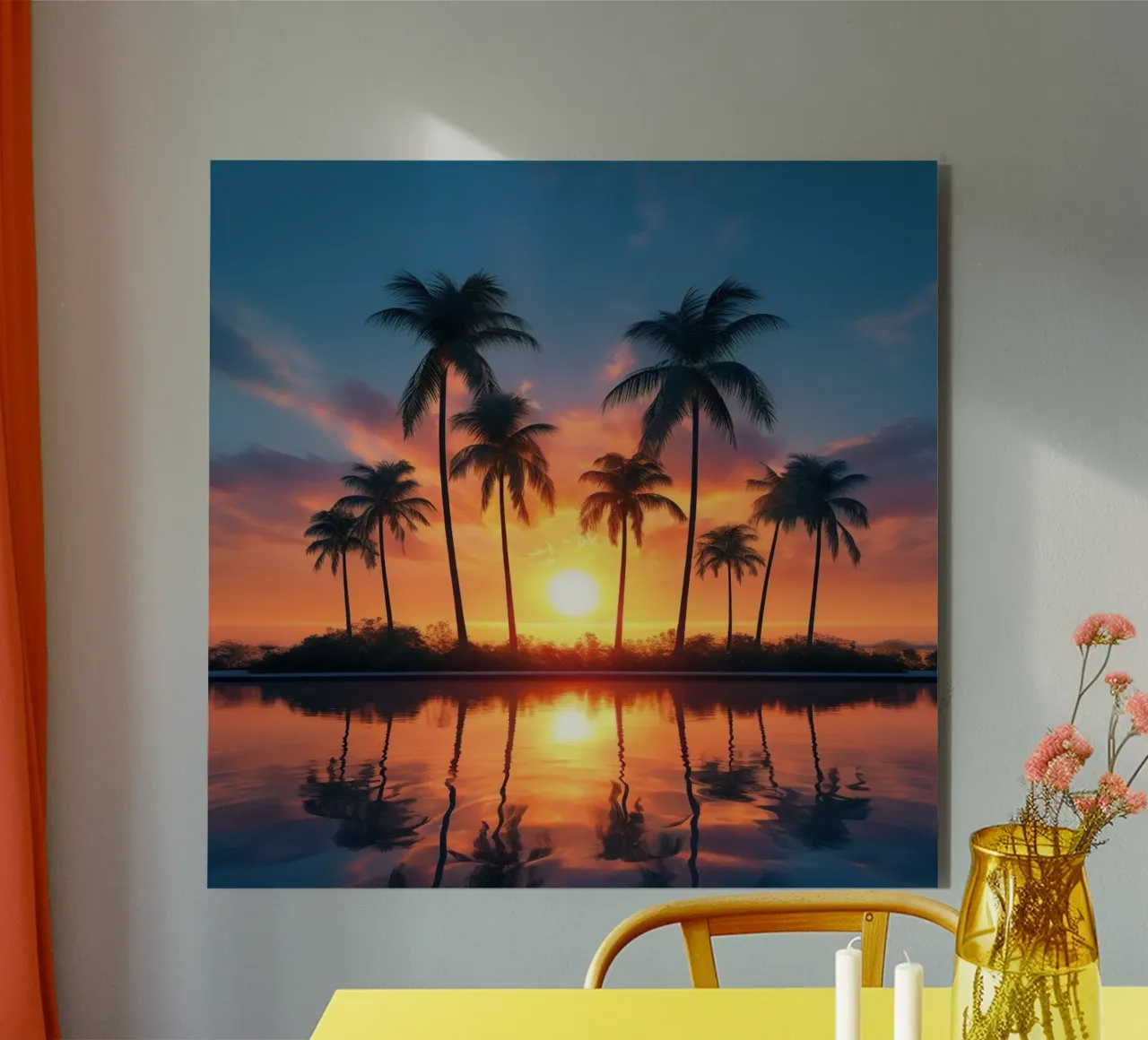Orizzonte d'oro alluminio dibond da PhotoVibe Decor