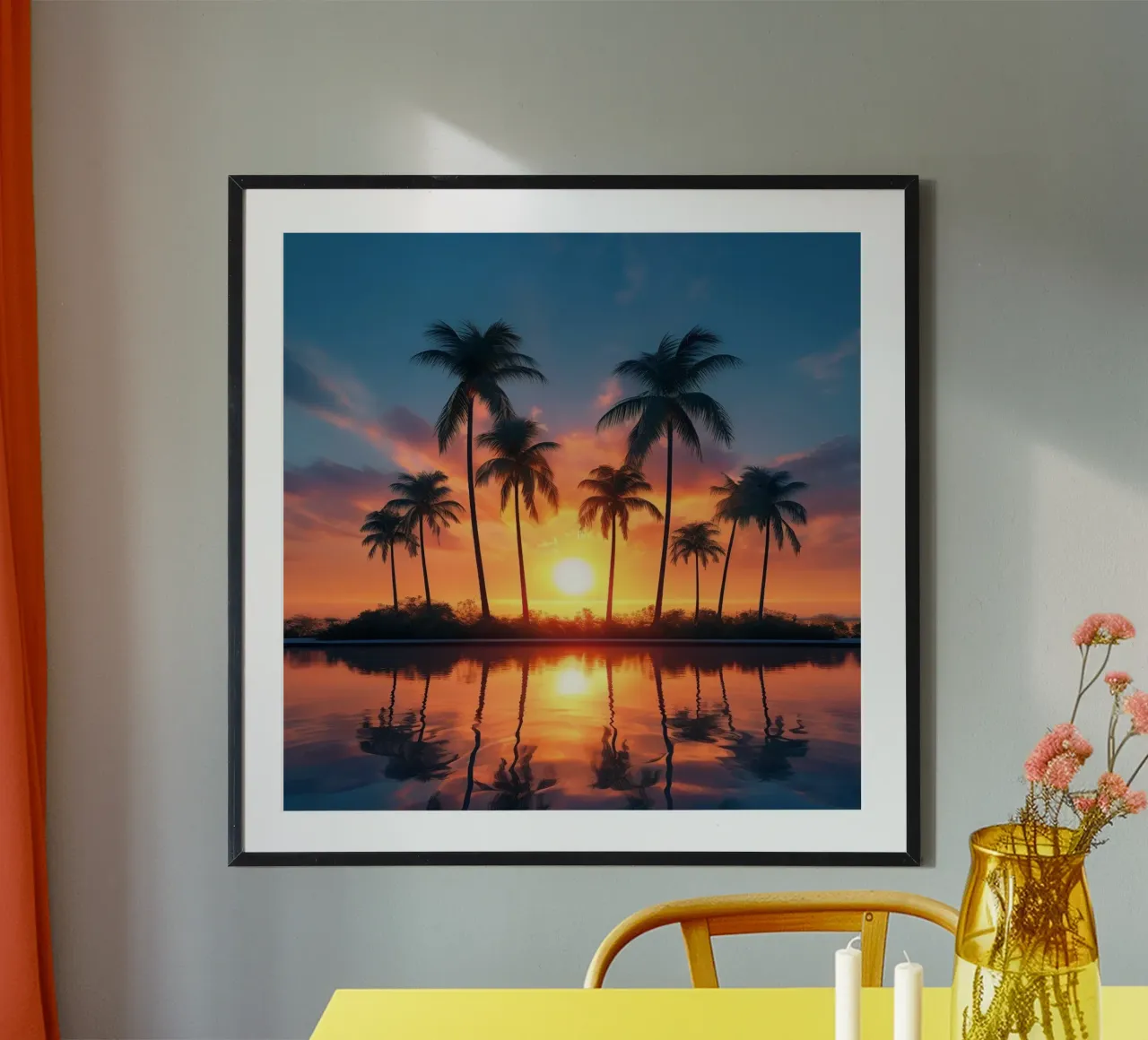 Orizzonte d'oro carta hahnemühle da PhotoVibe Decor