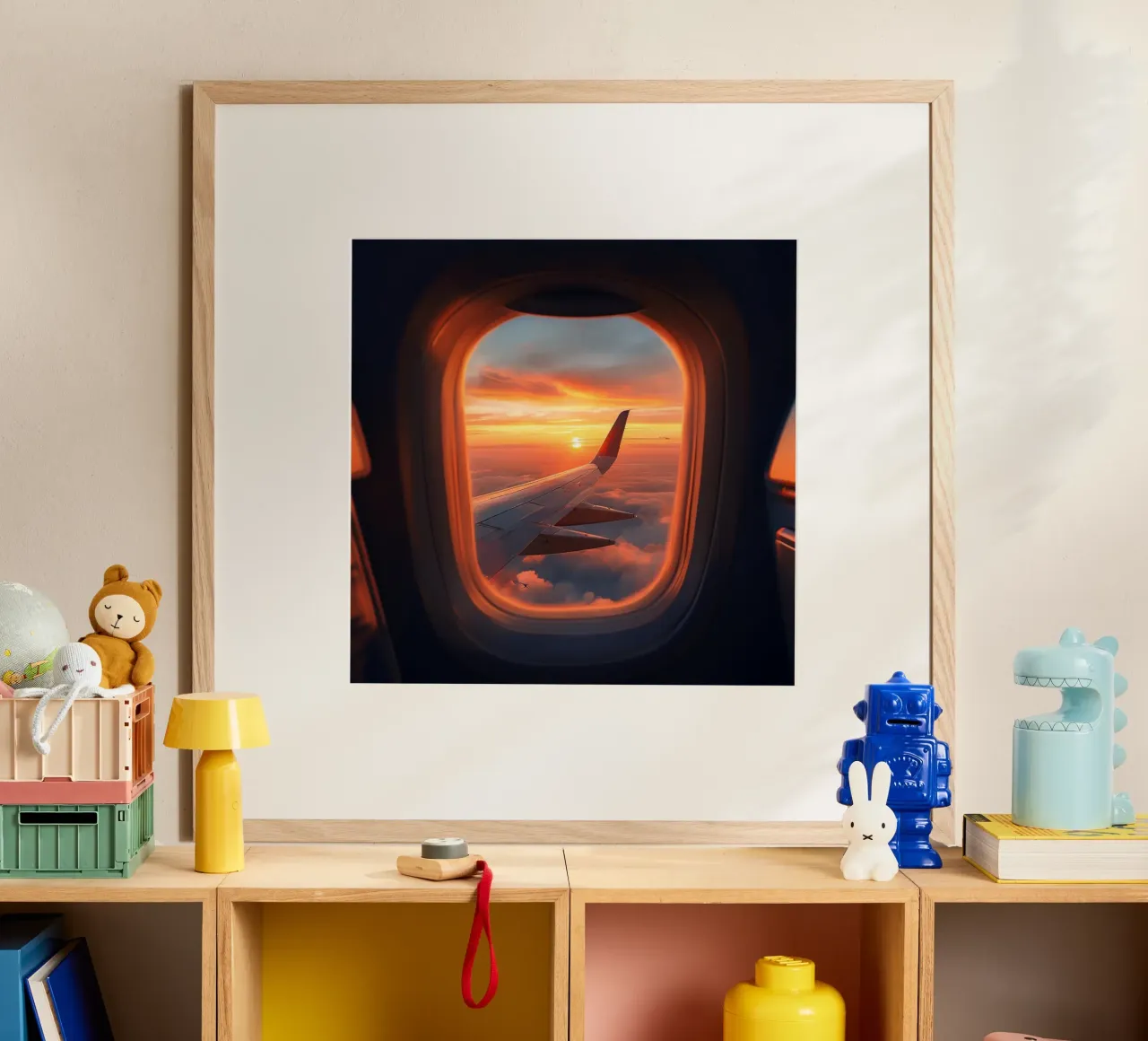 Orizzonte d'oro poster da PhotoVibe Decor