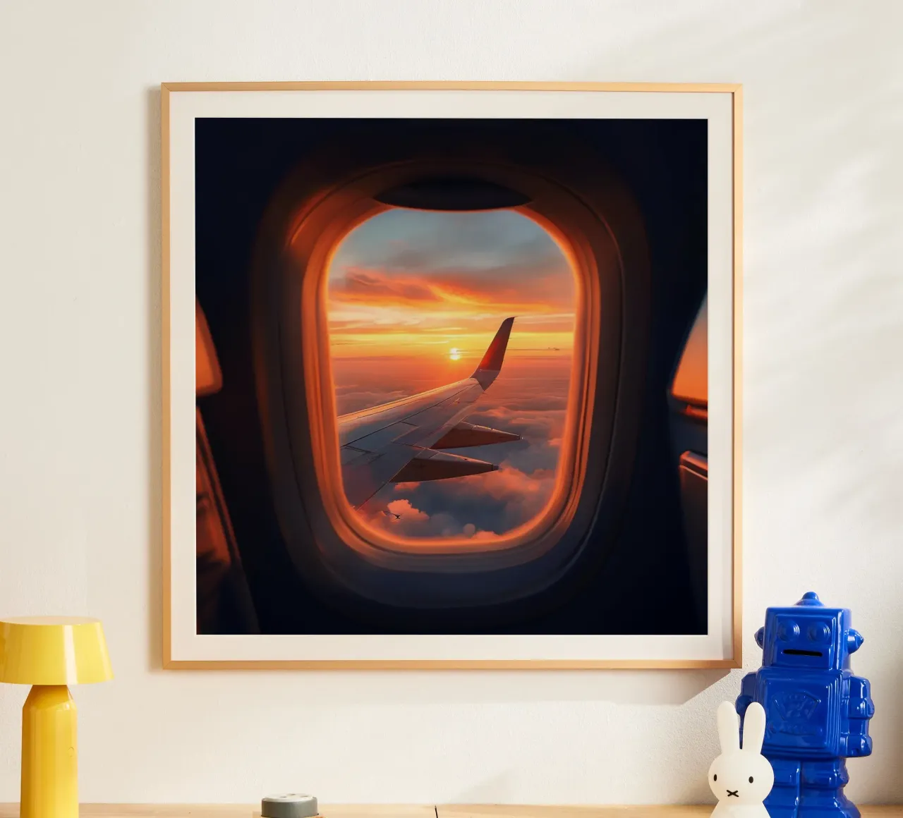 Orizzonte d'oro poster da PhotoVibe Decor
