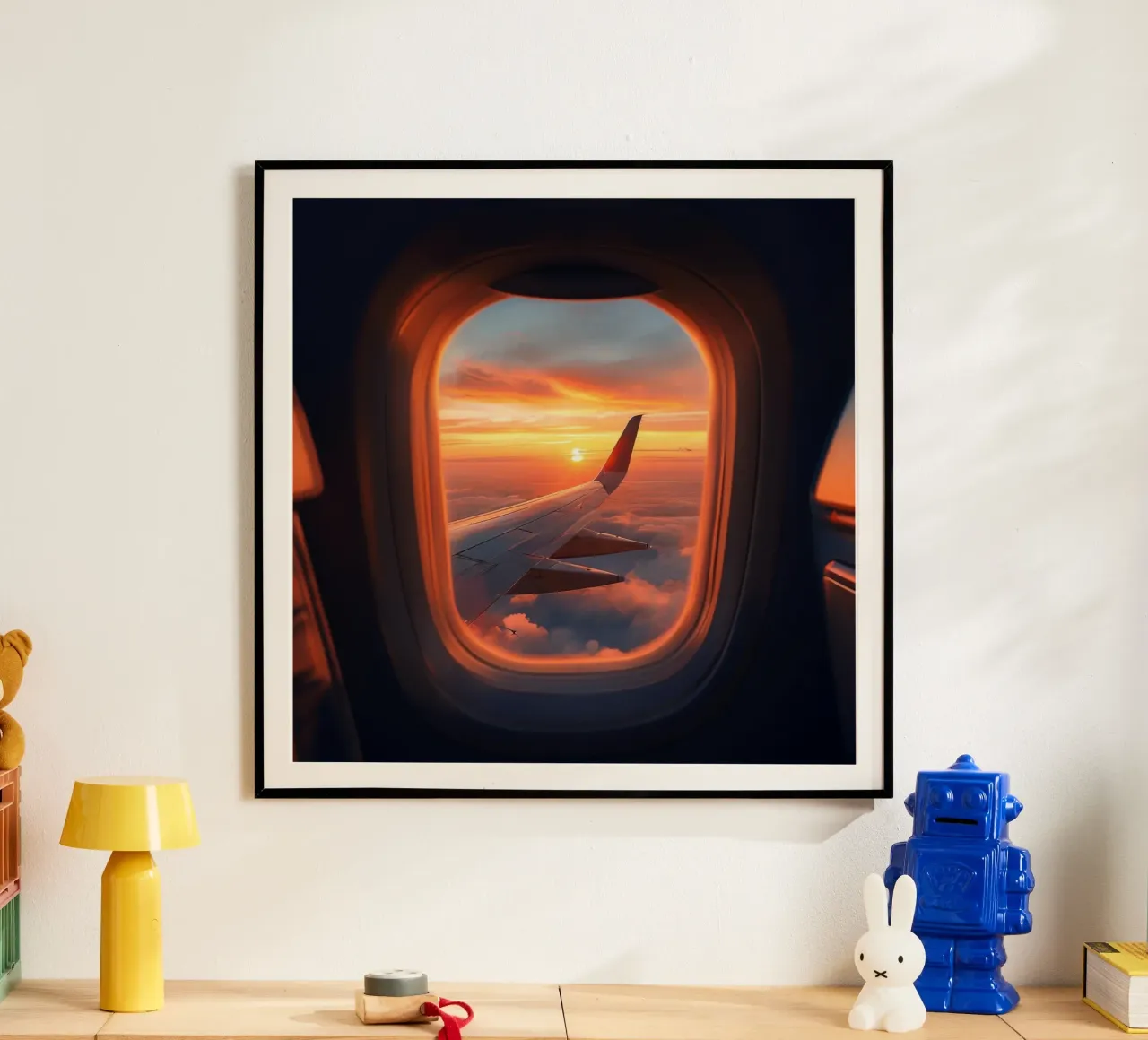 Orizzonte d'oro poster da PhotoVibe Decor
