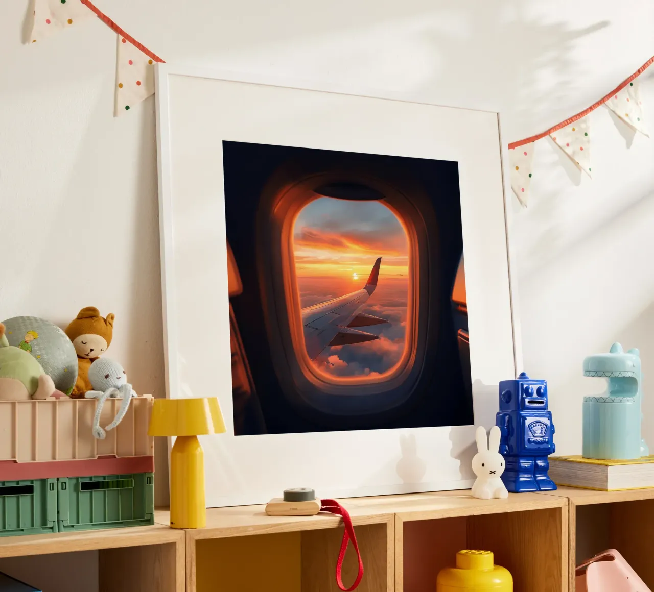 Orizzonte d'oro poster da PhotoVibe Decor
