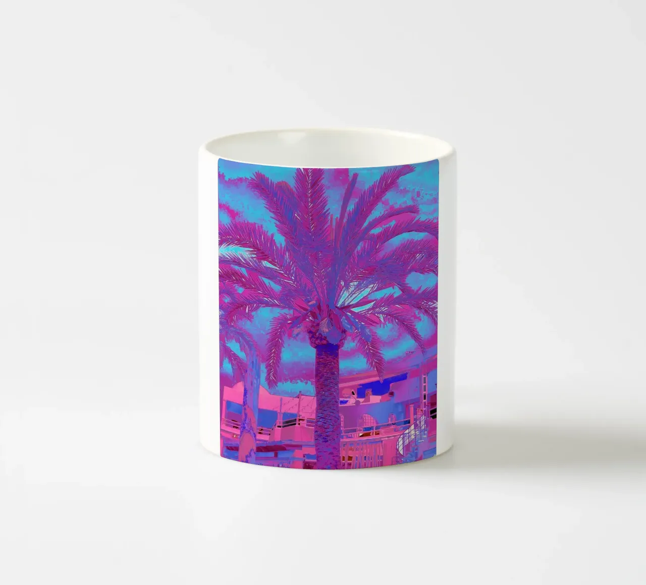 Palme in Pink tazza in ceramica da Nica Colorie
