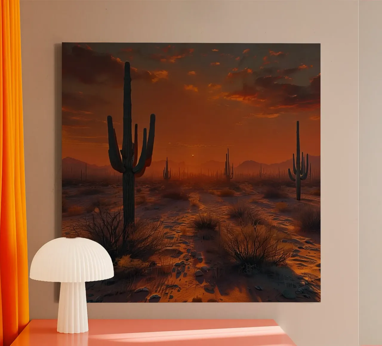 Orizzonte d'oro tela con Cornice a cassetta da PhotoVibe Decor