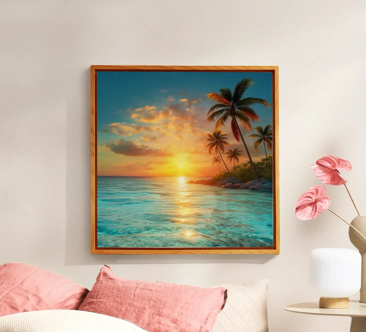Orizzonte d'oro plexiglass da PhotoVibe Decor