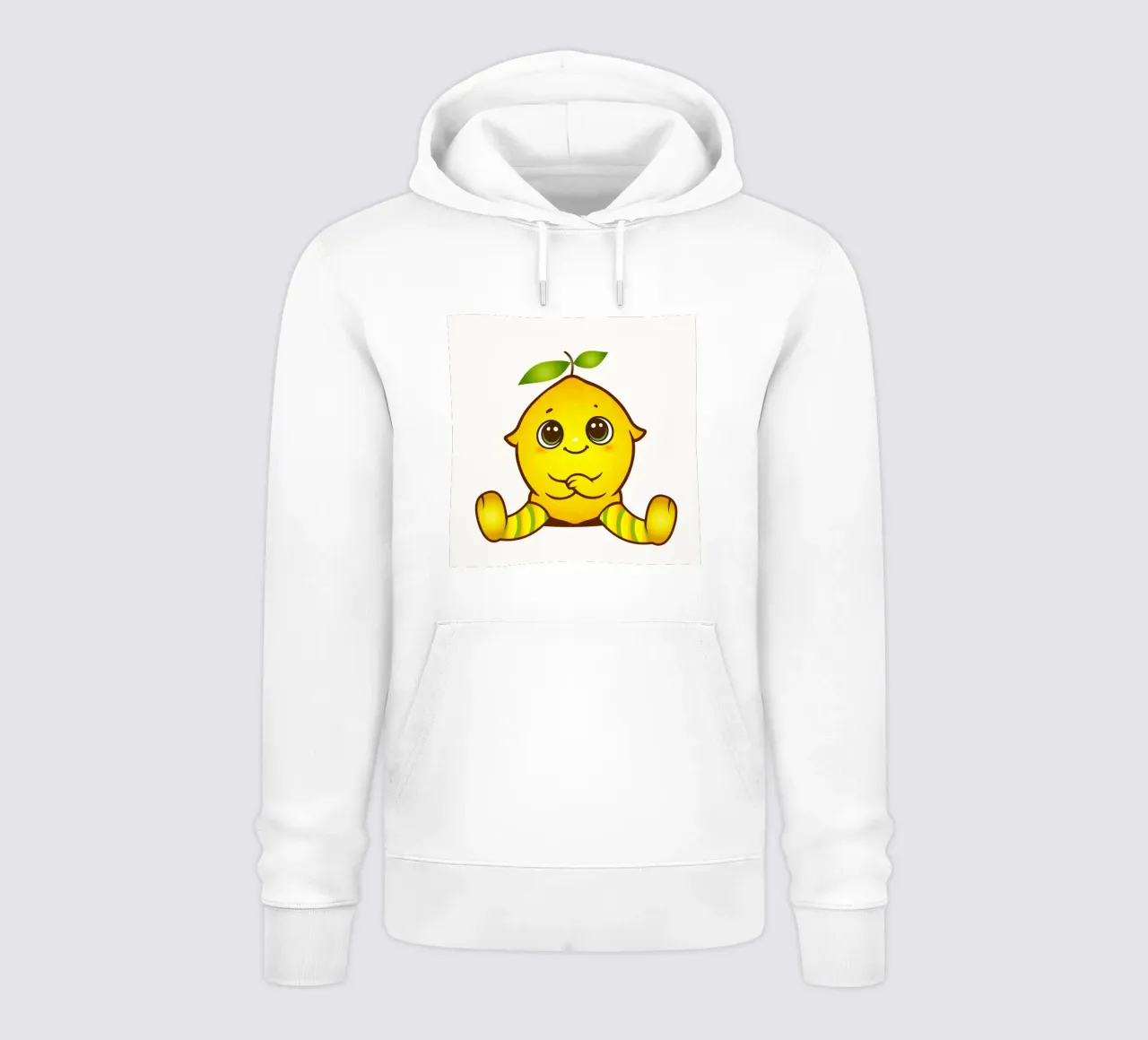 Allegro limone come simpatica figura kawaii felpa con cappuccio da namosh