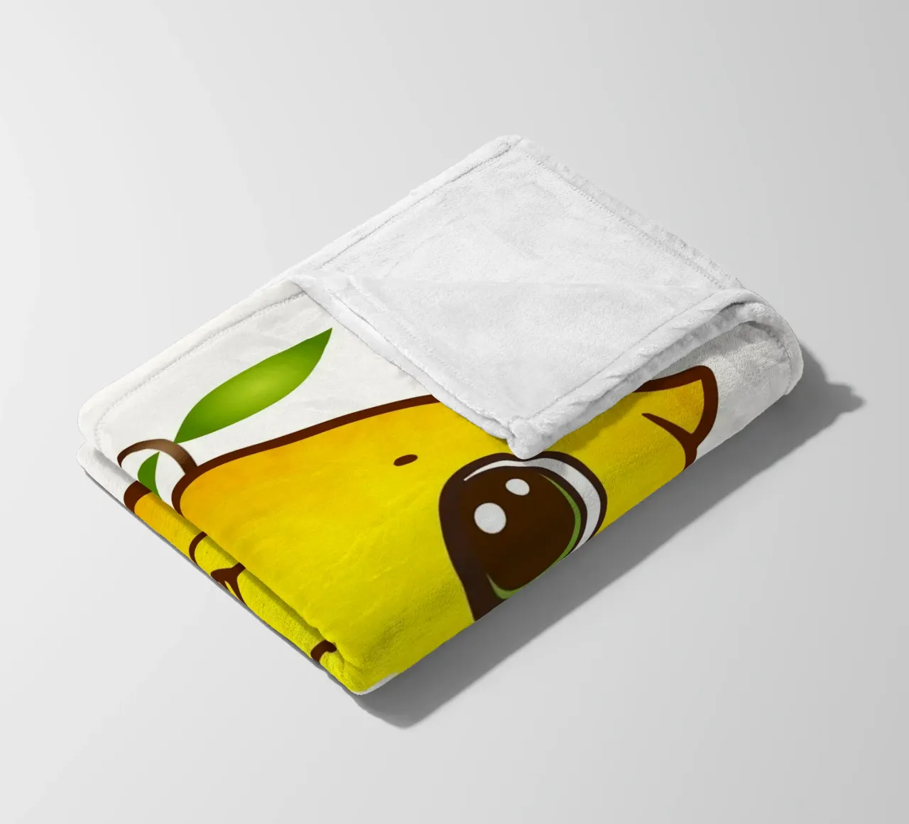 Allegro limone come simpatica figura kawaii coperta in pile da namosh