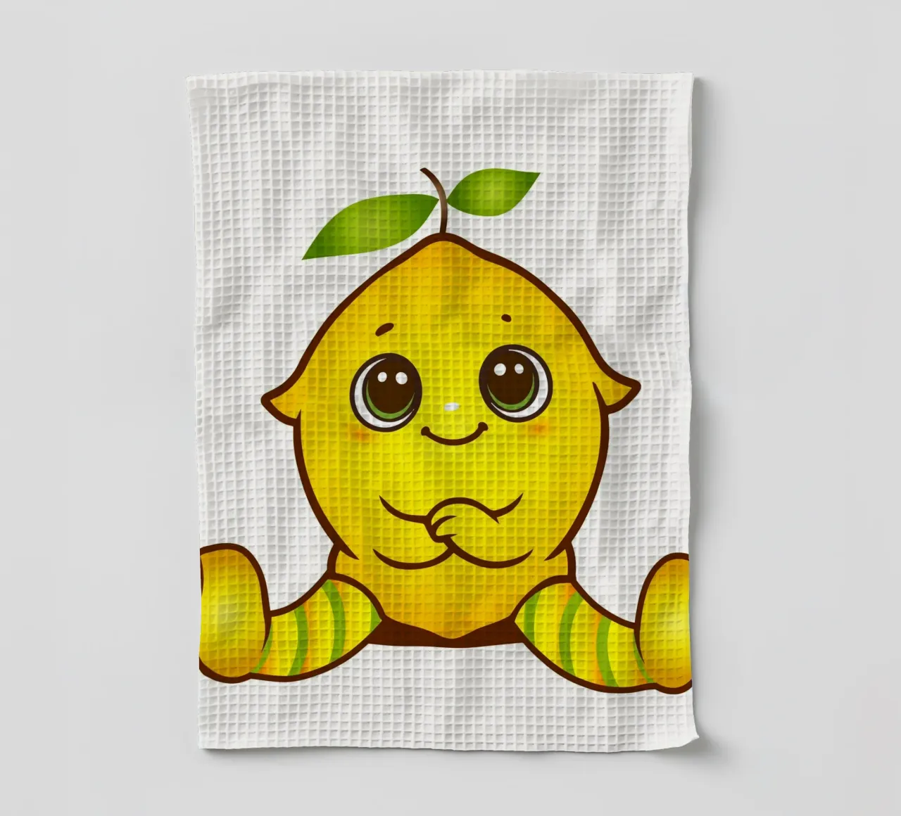 Allegro limone come simpatica figura kawaii canovaccio da cucina da namosh