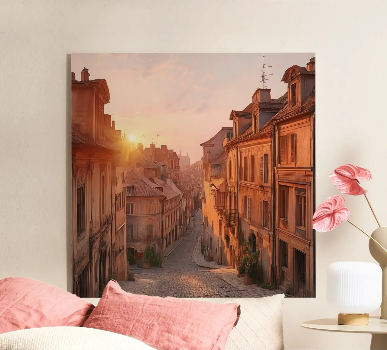 Orizzonte d'oro plexiglass da PhotoVibe Decor