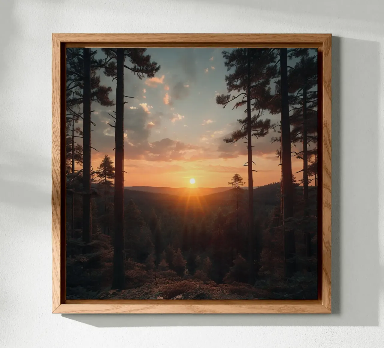 Orizzonte d'oro alluminio dibond da PhotoVibe Decor