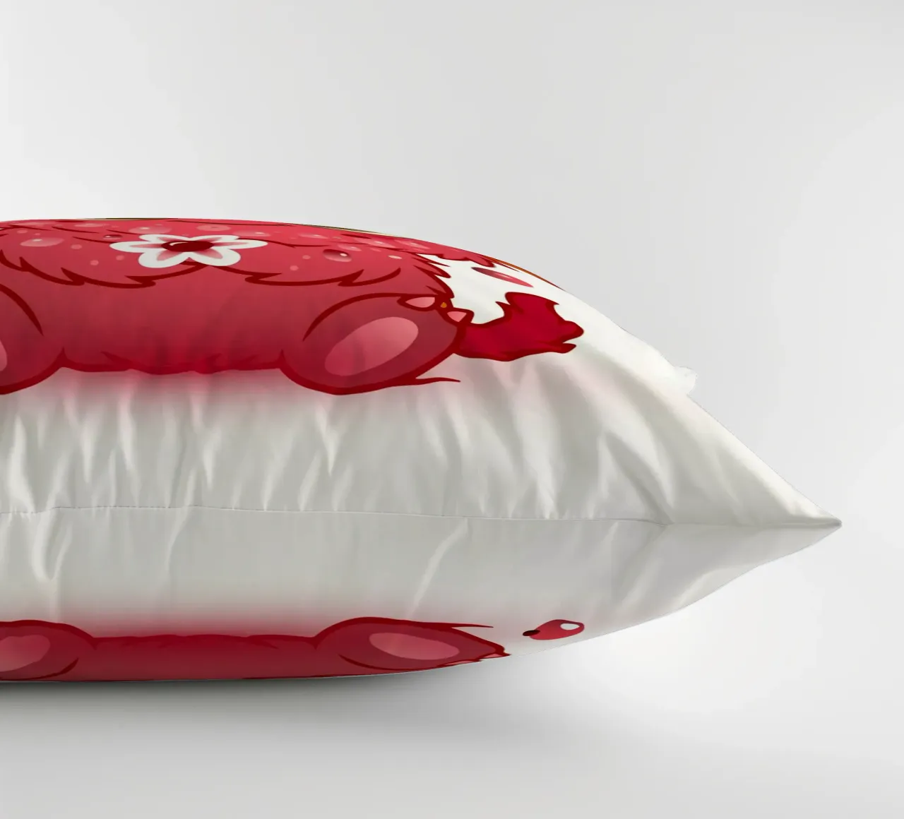 Simpatico mostro con design a lamponi cuscino da namosh