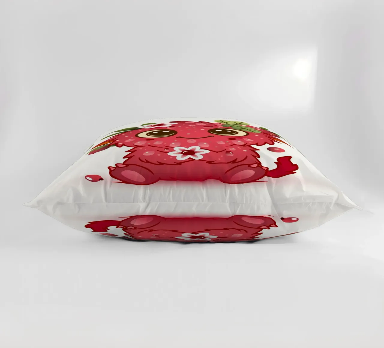 Simpatico mostro con design a lamponi cuscino da namosh