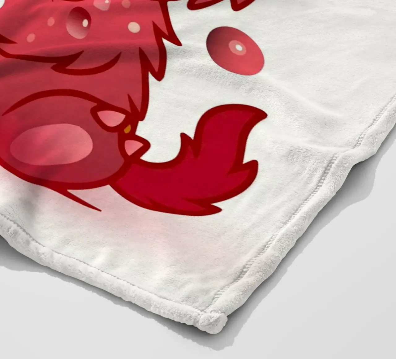 Simpatico mostro con design a lamponi coperta in pile da namosh