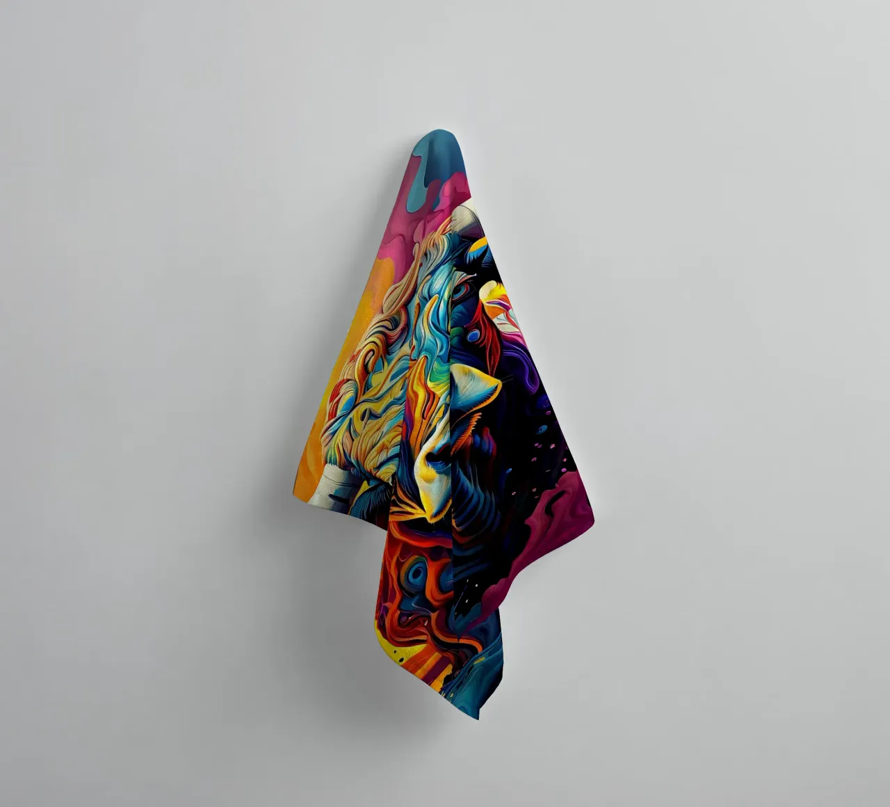 Mucca, stile_toro_J_1 asciugamano da bagno da Tierisch bunt by LK