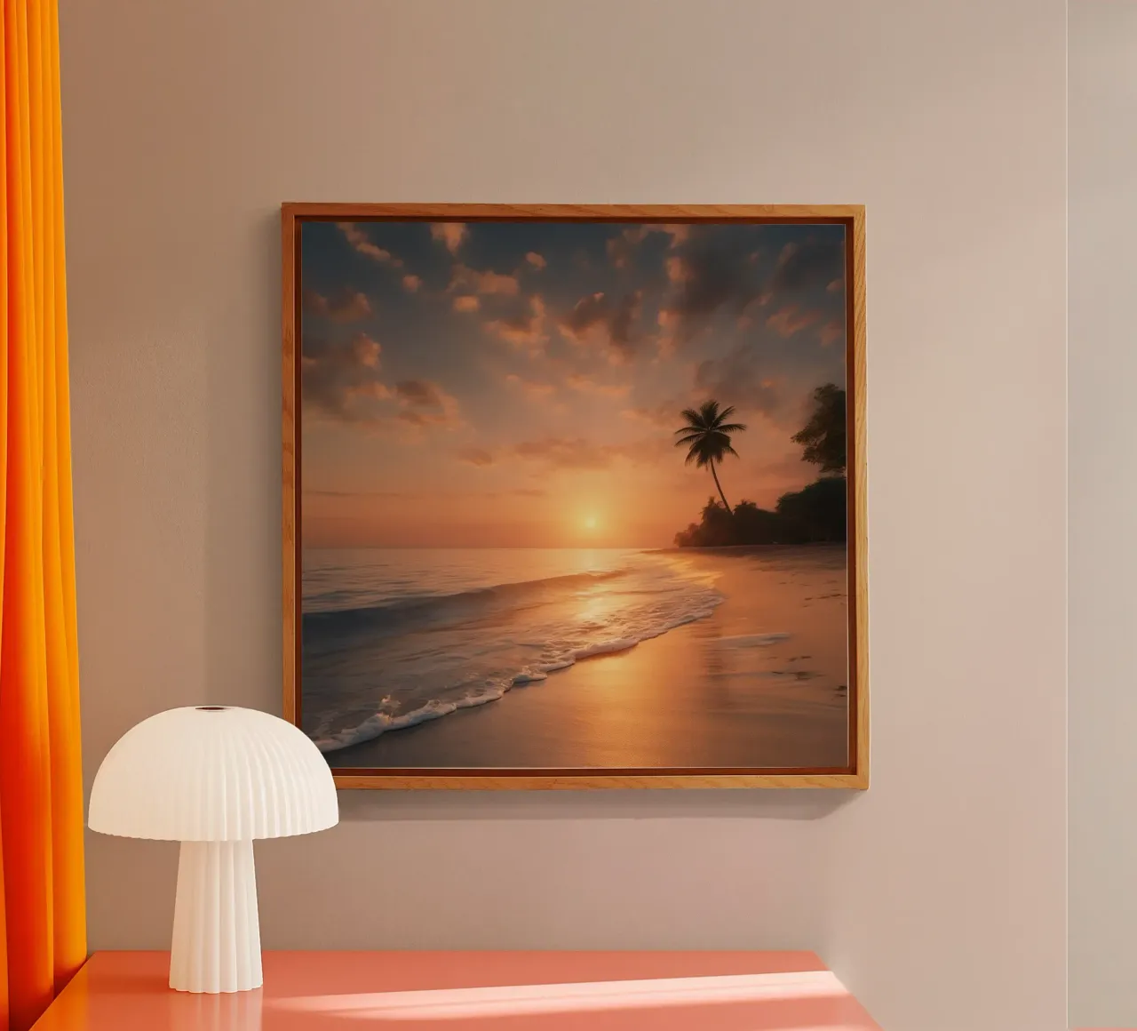 Orizzonte d'oro plexiglass da PhotoVibe Decor