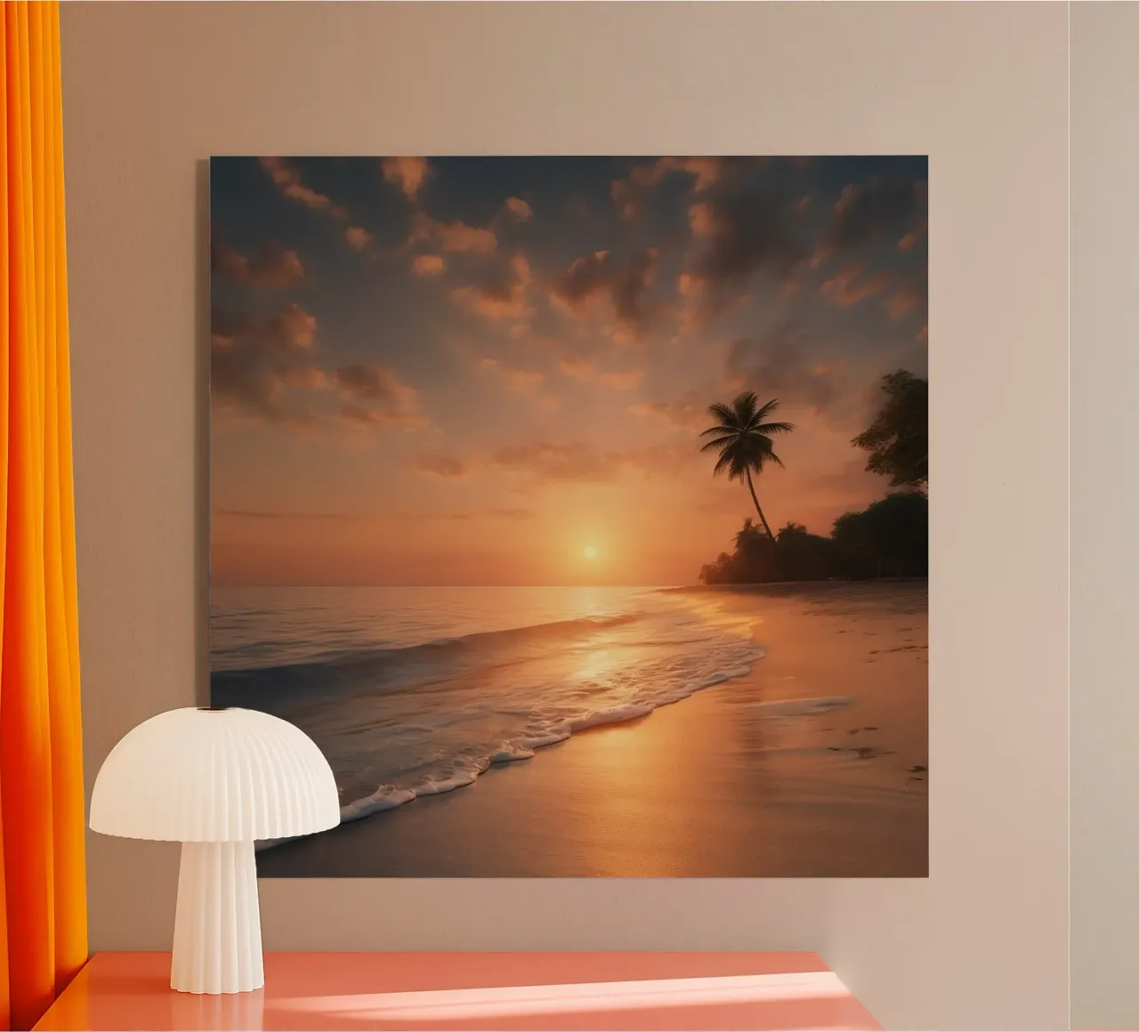Orizzonte d'oro plexiglass da PhotoVibe Decor