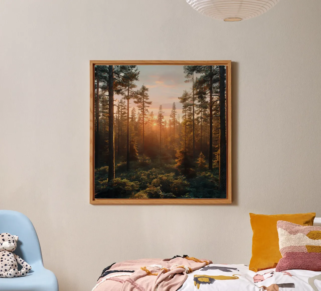 Orizzonte d'oro alluminio dibond da PhotoVibe Decor