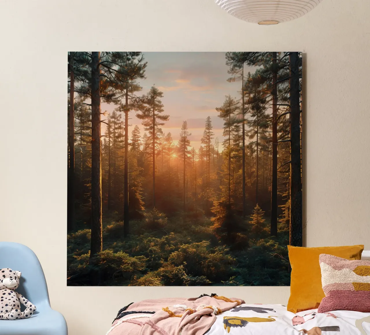 Orizzonte d'oro alluminio dibond da PhotoVibe Decor