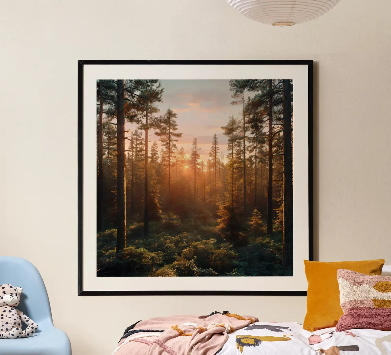 Orizzonte d'oro carta hahnemühle da PhotoVibe Decor